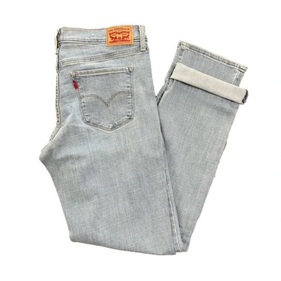 Levi's Ladies 314 Jeans Stretch Shaping Straight Tummy Slimming 32 X 32 NWT - Picture 6 of 10